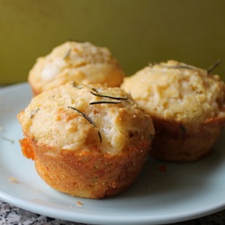 Stacy | Food Lust People Love | Rosemary Cheddar Cornbread Muffins