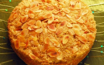 Apple Streusel Cake with Almonds