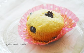 Cranberry Lime Olive Oil Muffin BS
