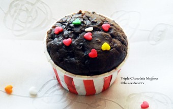 Triple Chocolate Muffins | Feb 13, 2012