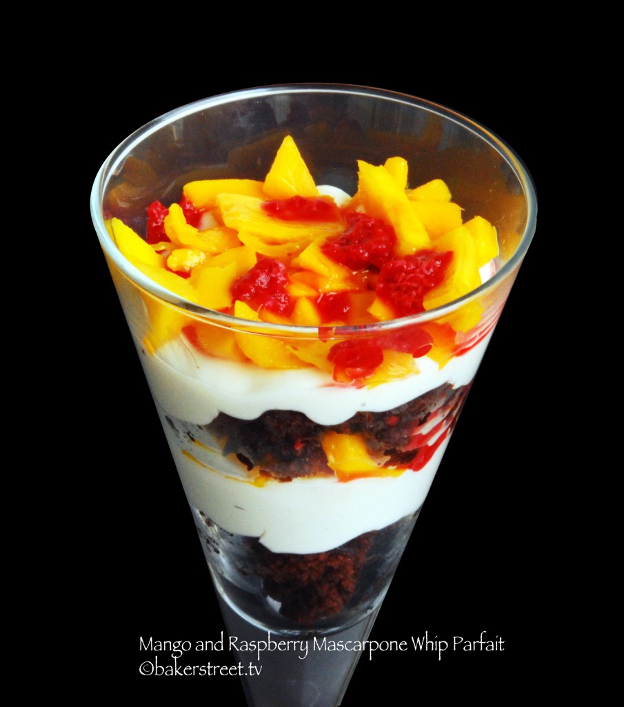 Mango and Raspberry Mascarpone Whip Parfait | Guest Post | Baker Street