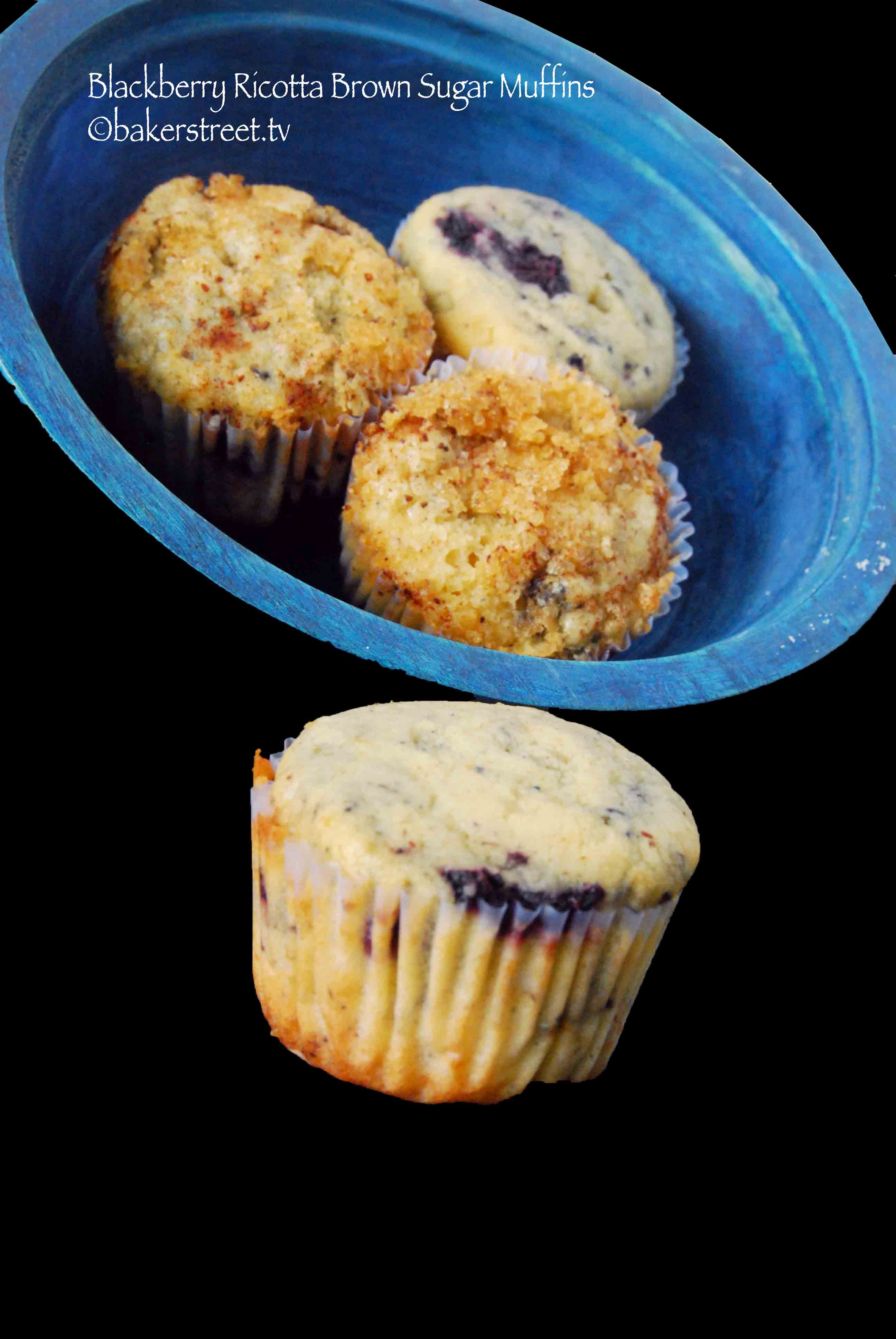 Blackberry Ricotta Brown Sugar Muffins | Aug 13, 2012