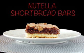 Nutella Shortbread Bars