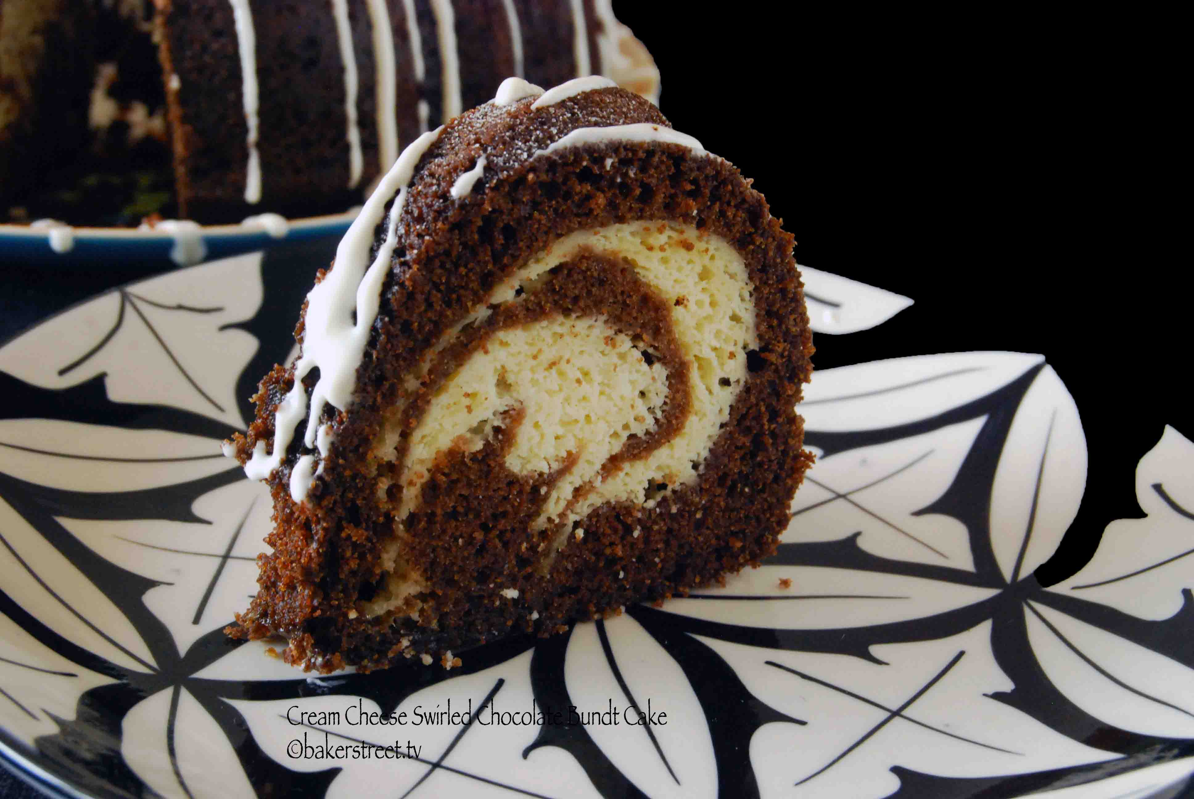 Cream Cheese Swirled Chocolate Bundt Cake2 Baker Street