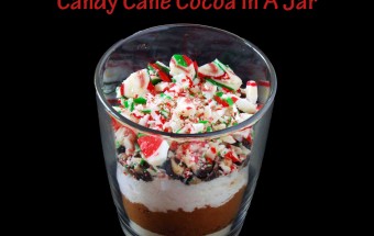 Candy Cane Cocoa In A Jar
