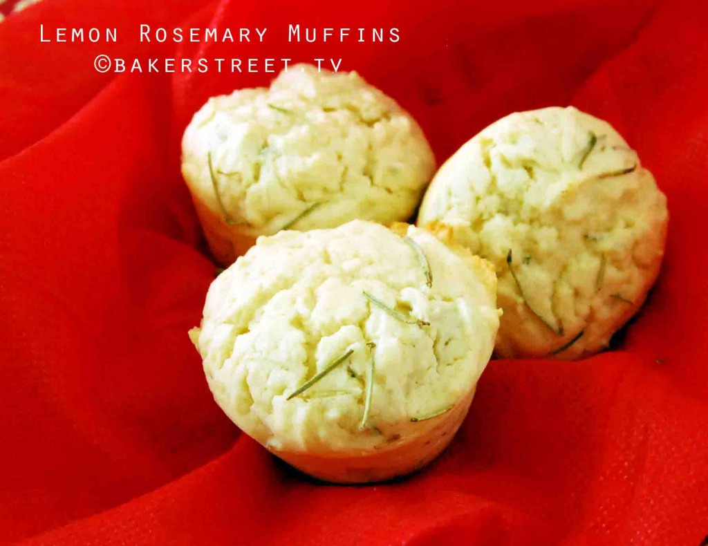 Lemon  Rosemary Muffins