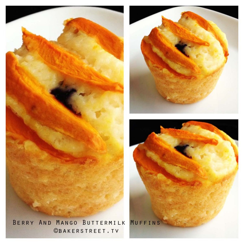 Berry and Mango Buttermilk Muffins