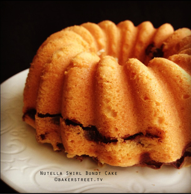 Nutella Swirl Bundt Cake