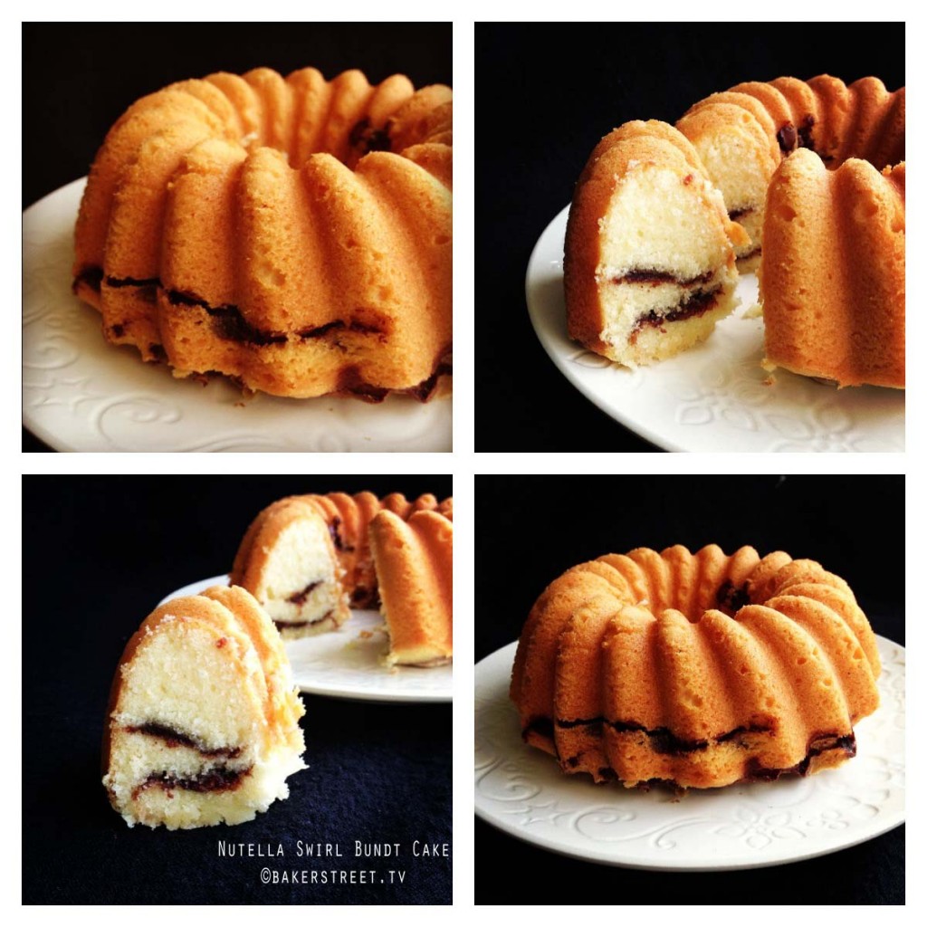 Nutella Swirl Bundt Cake