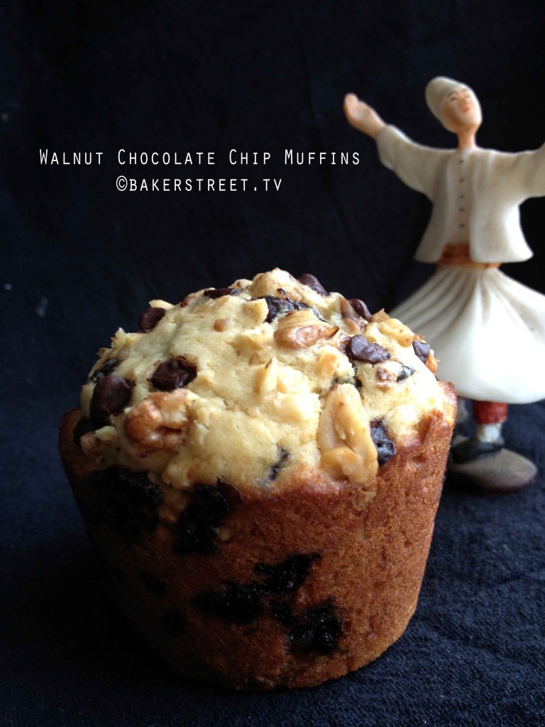 Walnut Chocolate Chip Muffins 