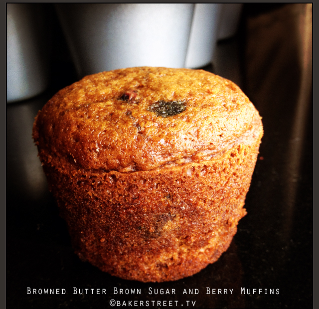 Browned Butter Brown Sugar and Berry Muffins1