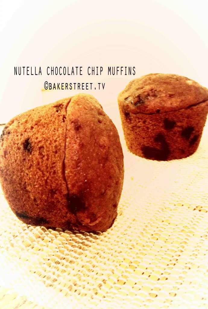 Nutella Chocolate Chip Muffins