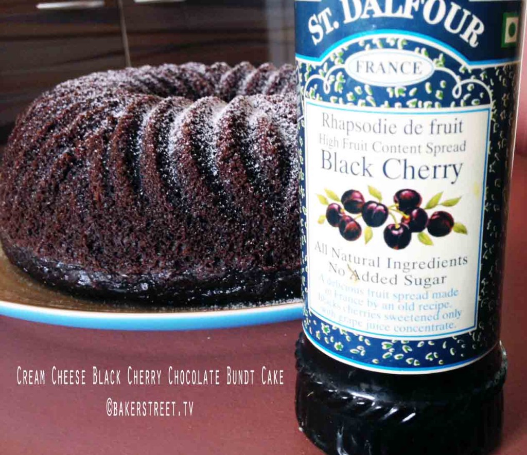 Cream Cheese Black Cherry Chocolate Bundt Cake2